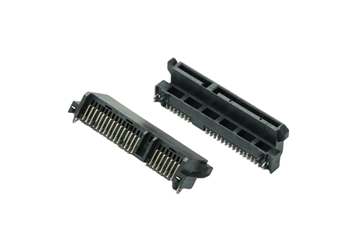 SATA 7+15P 母座板下 H7.5 SMT